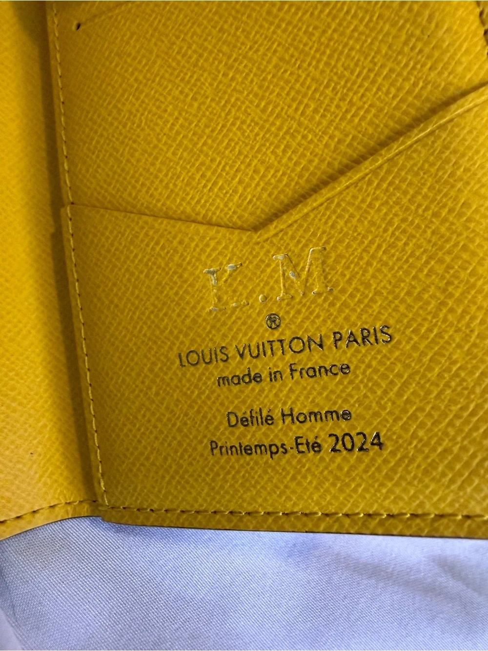Louis Vuitton Pocket Organizer Wallet Damier Pop Yellow Juane Mat N40596